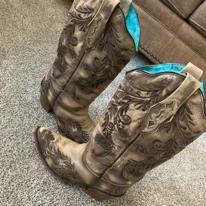Corral Boots w/ Floral Design